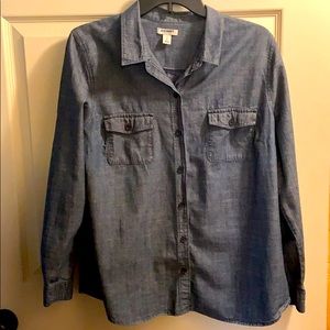 Denim blouse